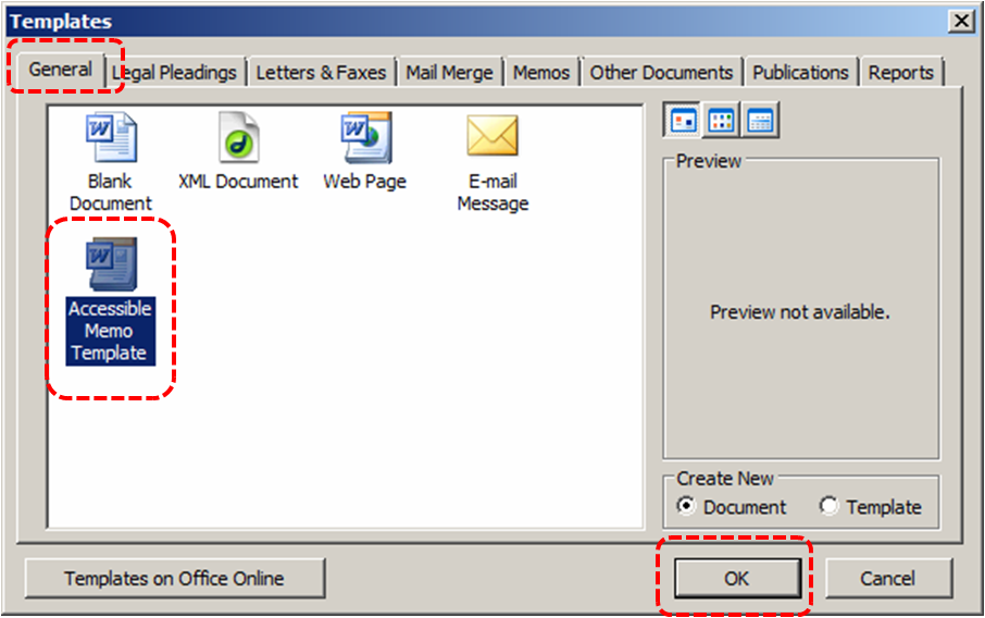 Authoring Techniques For Accessible Office Documents Word 2003 Accessible Digital Office 0536