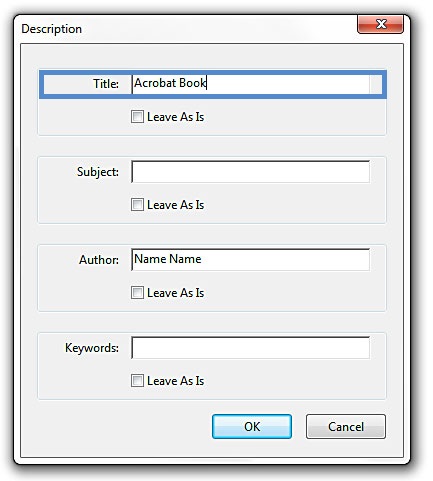 Image shows the changes that need to occur in the descriptions dialog box.